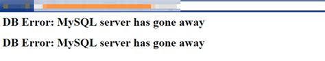 mysql interface error.